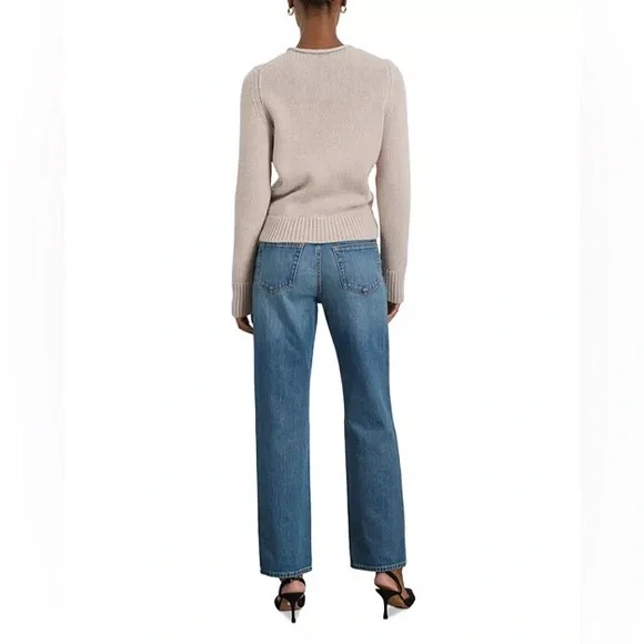 NWOT Alex Mill Jamie Sweater in Camellia, Size M - Picture 3 of 8